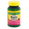 Spring Valley Fast-Dissolve Biotin Dietary Supplement;  10; 000 mcg;  60 Count - Spring Valley