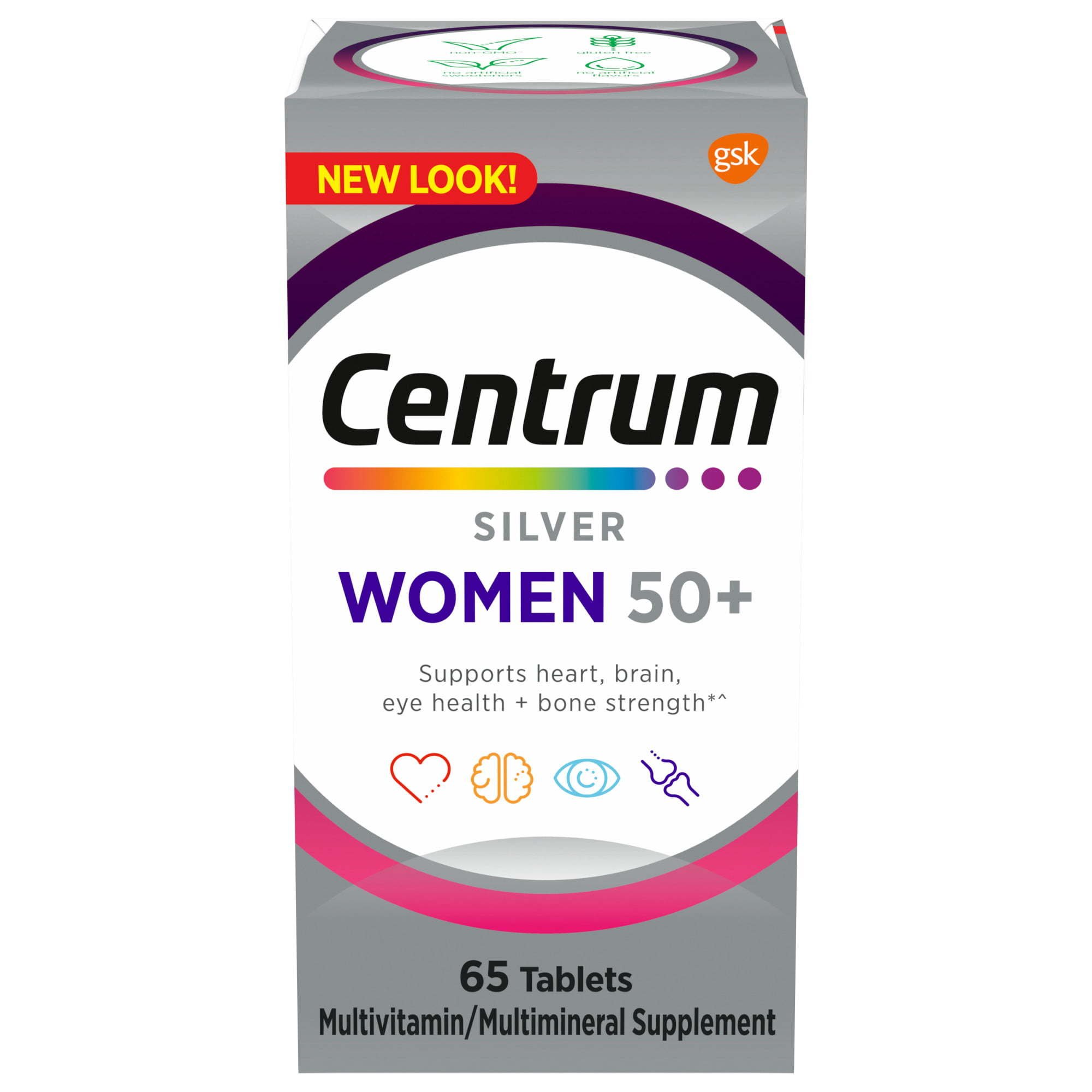 Centrum Silver Multivitamins for Women Over 50; Multimineral Supplement; 65 Count - Centrum Centrum Silver Multivitamins for Women Over 50; Multimineral Supplement; 65 Count - Centrum