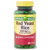 Spring Valley Red Yeast Rice Dietary Supplement;  600 mg;  60 Count - Spring Valley