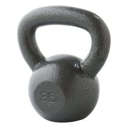 30lb Cast Iron Hammertone Finish Kettlebell, Single - 35 lb