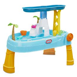 Waterfall Island Water Activity Table with Accessories, for Kids ages 2-5 years - A