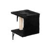 5 Pcs Wall Mounted Cat Climber Set;  Floating Cat Shelves and Perches;  Cat Activity Tree with Scratching Posts;  Modern Cat Furniture - Black