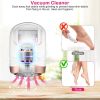 17Pcs Electric Foot Callus Remover with Vacuum Foot Grinder Rechargeable Foot File Dead Skin Pedicure Machine - White