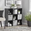 9-Cube Storage Organizer, Black - Black