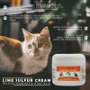 Lime Sulfur Pet Skin Cream - Pet Care and Veterinary Treatment for Itchy and Dry Skin - Safe Solution for Dog;  Cat;  Puppy;  Kitten;  Horseâ€¦ - 2 oz