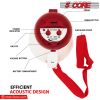 Megaphone Handheld Mini Bullhorn Cheer Loudspeaker Bull Horn Speaker Small Megaphono Siren Sling Strap Portable 5Core HW 1 BTRY - (XS) HW1 +Battery