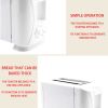 110V 750W New ABS Home Bread Toaster Machine,Easy Clean, Simple Operation - White