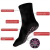 Winter Self-heating Health Care Socks Women Ski Sports Self Heated Massage Man Short Sock Magnetic Therapy Comfortable Warm Sox - black