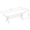Maddox Bench, Espresso - Espresso