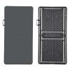 4 Foot Folding Table Black Indoor Outdoor Folding Card Table - Black