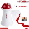 Megaphone Handheld Mini Bullhorn Cheer Loudspeaker Bull Horn Speaker Small Megaphono Siren Sling Strap Portable 5Core HW 1 BTRY - (XS) HW1 +Battery