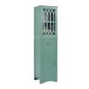 Tall Bathroom Cabinet, Freestanding Storage Cabinet with Drawer and Doors, MDF Board, Acrylic Door, Adjustable Shelf, Green - as Pic