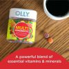 OLLY Adult Multi + Probiotic Gummy, Daily Multivitamin Supplement, Vitamin A, C, E, 70 Count - OLLY