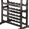 Wood Vinny 24-Bottle Wine Rack, Espresso, Espresso Finish - Espresso