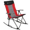 Camping Rocking Chair, Red - Red