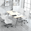Steady 22.5 in Executive Chair, 300 lbs. Capacity, White - White