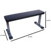 Heavy Duty Adjustable and Foldable Utility Weight Bench, Flat, 600-Pound Capacity - Flat