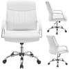 Steady 22.5 in Executive Chair, 300 lbs. Capacity, White - White