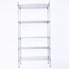 5-Shelf Adjustable;  Heavy Duty Storage Shelving Unit ;  Steel Organizer Wire Rack - Silver
