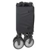 Multi-Purpose Big Bucket Cart, Black Wagon - Black