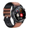 E400 non-invasive blood glucose ECG+PPG temperature blood pressure blood oxygen heart rate temperature intelligent health watch - blue